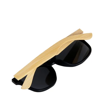 Vintage Les, sončna Očala Moških Bambusa Sunglass za Ženske blagovne Znamke Design Očala Plaži Polarizirana sončna Očala Odtenki lunette oculo
