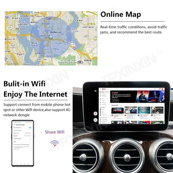 Apple Brezžična Carplay AI Okno Avtomobila Multimedijski Predvajalnik Ogledalo Povezavo Android 9.0 plug and play Auto TV Box avtoradia nadgradite Wifi
