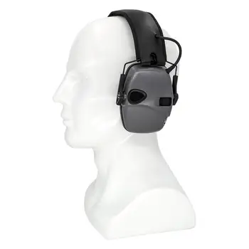 Zložljiva Zunanja Uporaba Zaščite Za Sluh Šumov, Slušalke Taktično Elektronski Streljanje Naušniki Taktično Slušalke Siva
