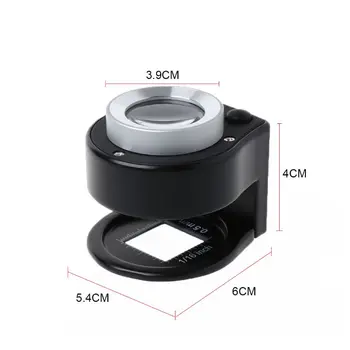 30X Povečevalno Steklo Objektiva Loupe Prenosni LED Magnifier Merjenje Povečevalno Steklo za Nakit Watch Orodje za Popravilo