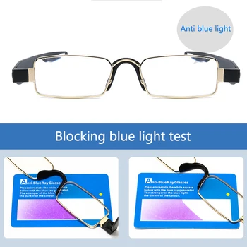 Modna Zložljiva Obravnavi Očala Unisex Modna Presbyopic Očala Prenosni Anti-Modra Svetloba Proti Utrujenosti Tr90 Nizko-Most