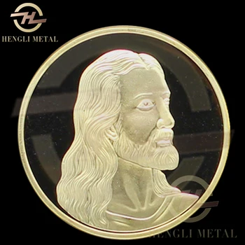 5 kos/veliko Svetopisemskih Zgodb Masterwork Iz Da Vinci 1 Oz. Zadnji Večerji Kovanec Jezus Kovanec Pozlačeni Verske Pismo Kovanec