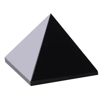 Piramida Zdravljenje Kristalno Obrti Black Naravnih Obsidian Quartz Crystal Doma Dekor Čudovito Sijoči Površine Kamni in Kristali