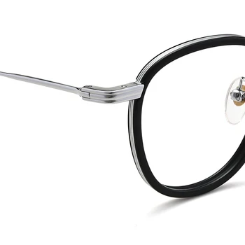 COCO korejski NEŽEN Okrogle Očala Okvir Optičnega Okvirji Unisex Očala Retro Očala na Recept Moški Ženske kratkovidnost okvirji