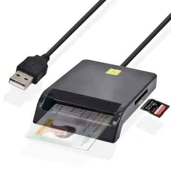 UTHAI X02 USB KARTICE Smart Card Reader Za Bančne Kartice IC/ID EMV SD TF MMC Cardreaders USB CCID ISO 7816 za Windows 7 8 10 Linux OS
