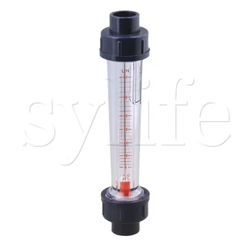 6-60 L/H Plastičnih Cevi Tekoča Voda Rotameter LZS-15 Merilnik Pretoka 26 MM Dia