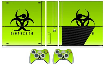 253 Biohazard Vinil Kože Nalepke Protector za Microsoft Xbox 360 E in krmilnik 2 kože Nalepke za XBOX360 SLIM E