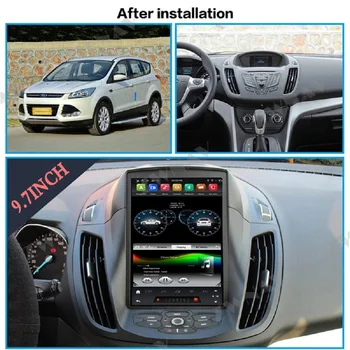 ZWNAV CarPlay android 9 avto GPS multimedia radio predvajalnik za Ford Kuga 2013-2017 Pobeg C-MAX 2010-2017 navigaton Navpično zaslon