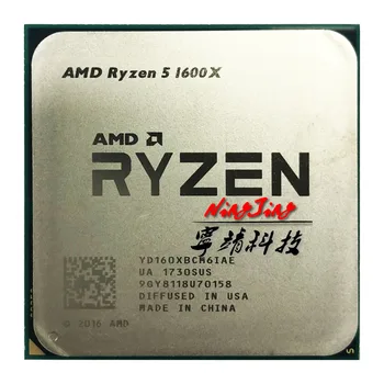 AMD Ryzen 5 1600X R5 1600X 3.6 GHz Šest-Core Dvanajst-Nit CPU Procesor 95W L3=16M YD160XBCM6IAE Vtičnico AM4