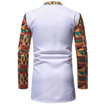 Afriacn Oblačila Moških Dashiki Tiskanja 2020 Fashion Majica Hlace Komplet 2 Kosov Obleko Nastavite Ulične Mišice Priložnostne Afriške Obleke Party