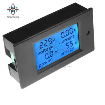 DC 6.5~100V 50A Digitalni Voltmeter Ampermeter LCD DC Napetost, Trenutna Moč Meter Modra LED Backlight ON / OFF Funkcijo