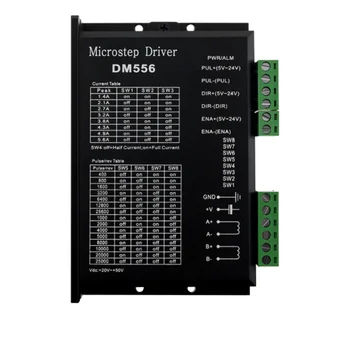 DM556 2-Faza Digitalni Koračnih Motornih Voznik 42/57/86 Koračnih Motornih Gonilnik Za CNC