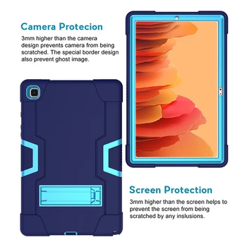 Za Samsung Galaxy Tab A7 10.4 2020 (T500/505) Shockproof Primeru Tablet Stojalo Pokrov Ploščati Zaščitni Pokrov