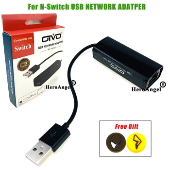 2020 USB Ethernet Adapter USB 2.0, 10/100 Mb / s Omrežna Kartica za RJ45 Lan za Windows 10 za Nintend Stikalo Ethernet USB Adapter